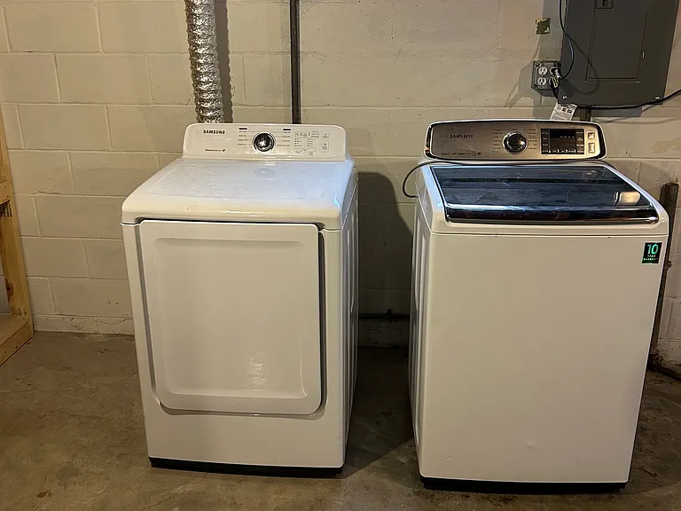 Washer and dryer provided.