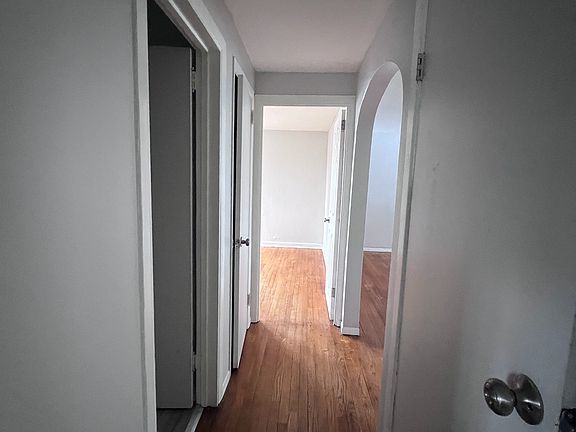 hallway to 1st floor bedroom and bathroom