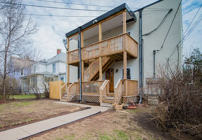 Building rear