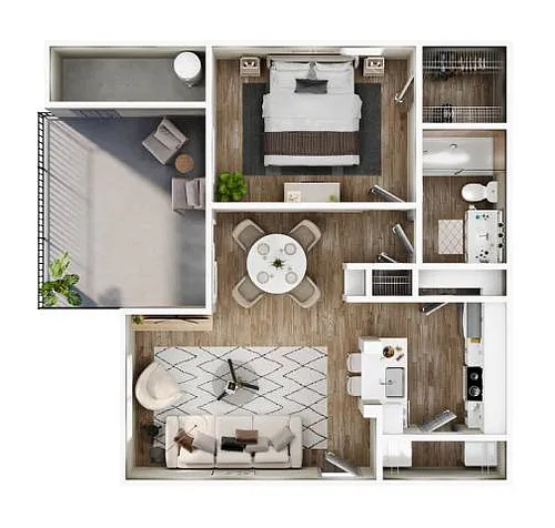 Floor plan A1R