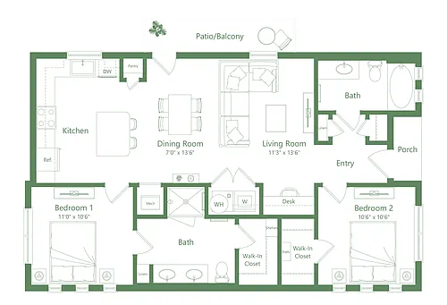 Floor plan B2