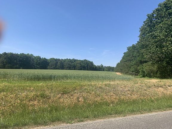 Field showing side road into property
