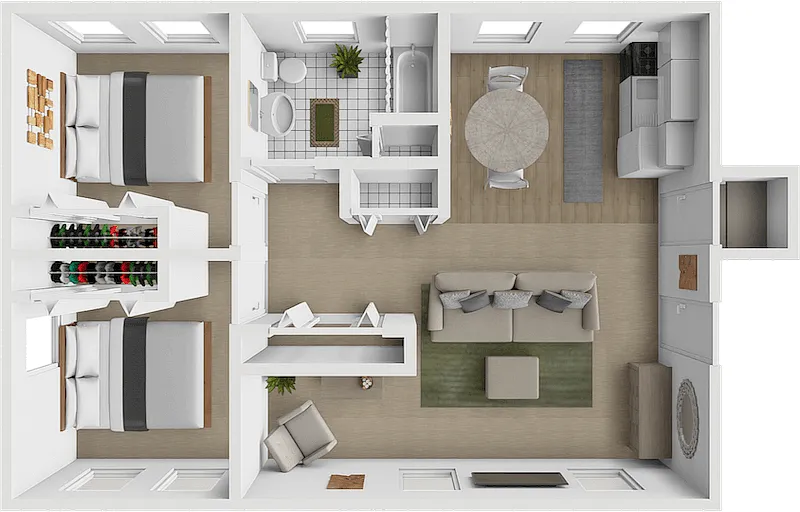 Floor plan Wild Rose