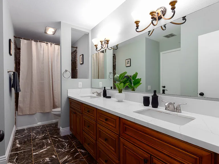 Master bathroom upstairs