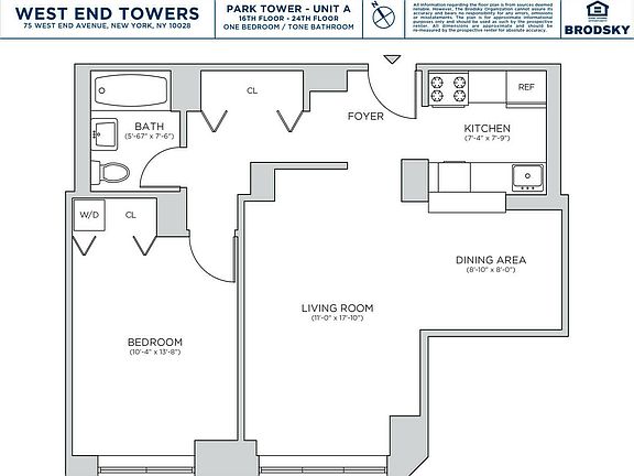 2nd image of 75 W End Ave APT P19a