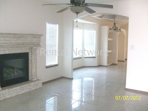 living room to dining area