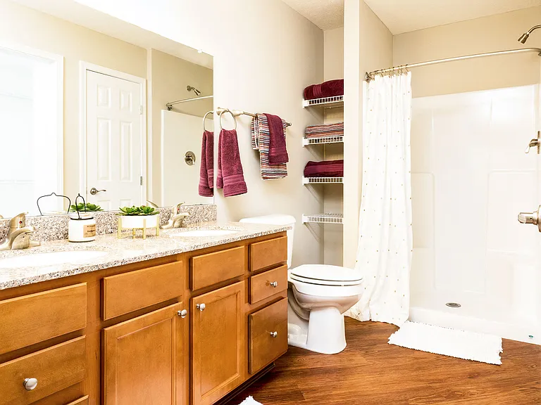 Our Wadsworth Road Location Bathrooms Come with Upgraded Fixtures and Lots of Storage