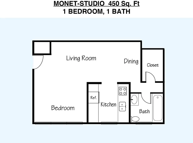 Floor plan Monet