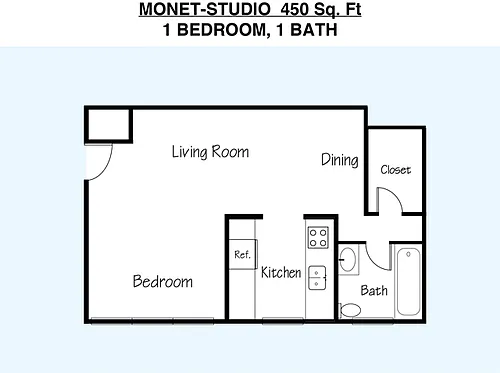 Floor plan Monet