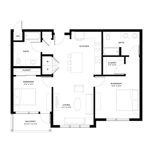 Floor plan Big Blue Stem