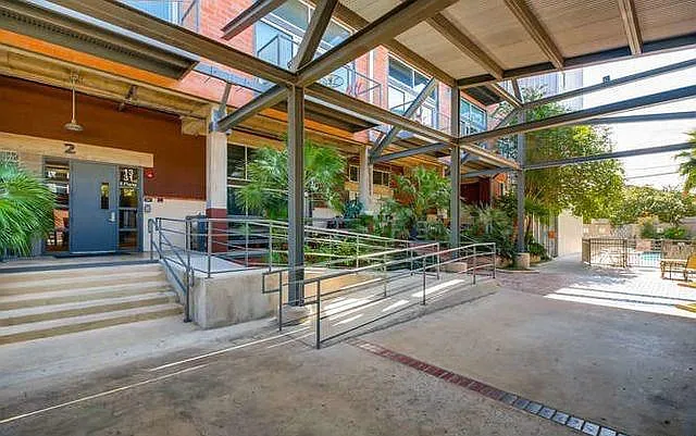 Entrance to building