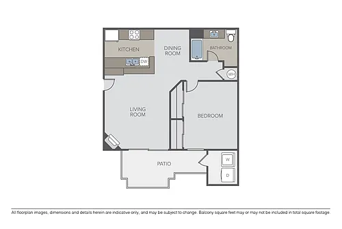 Floor plan Plan 1B
