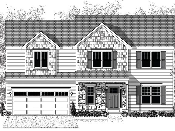 Elevation A with optional features