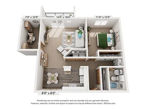 Floor plan Wren w/ Den
