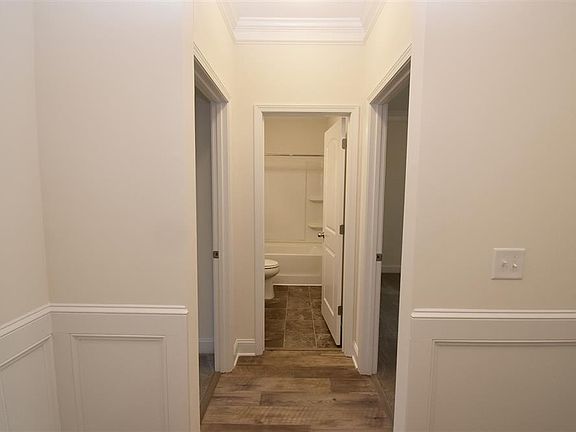 Hall to second and third bedroom