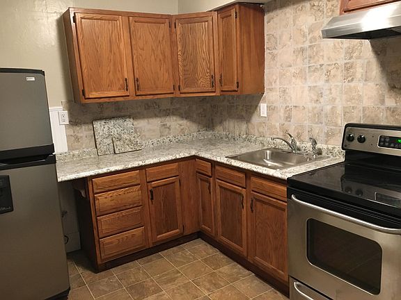 Kitchen of one bedroom unit