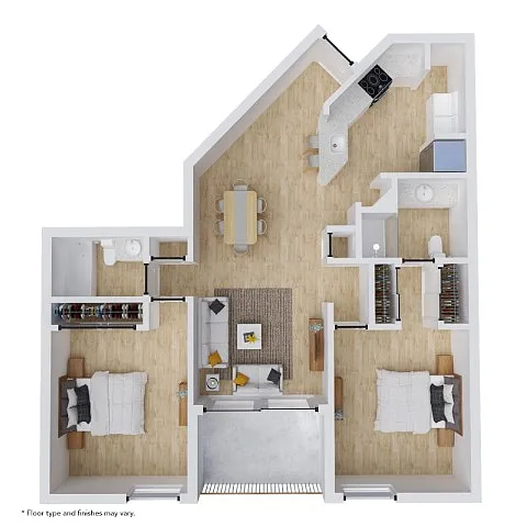 Floor plan Amethyst