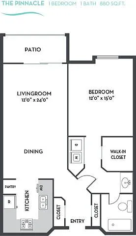 Floor plan Pinnacle