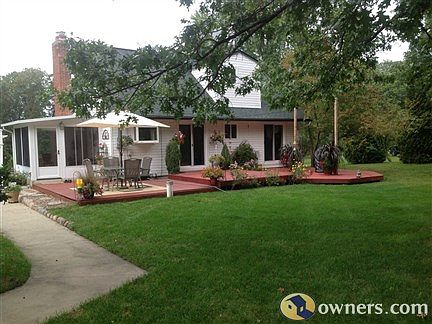 Rear of house w/decks