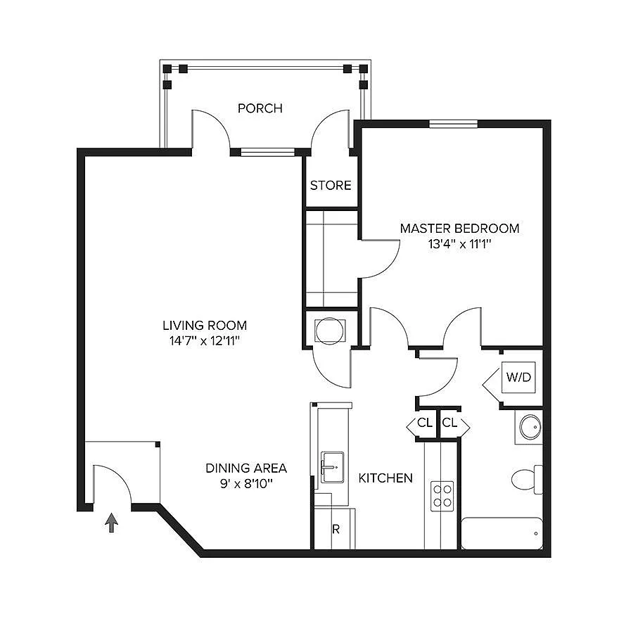 Floor plan Sweet Bay