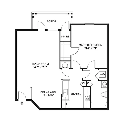 Floor plan Sweet Bay