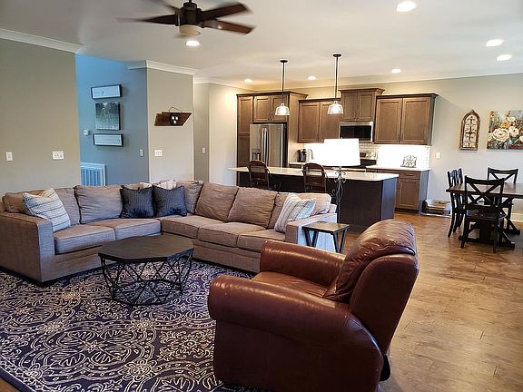 Open living & kitchen