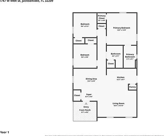 3 bed, 2.0 bath, 1112 sqft, $1,425 — Photo 2