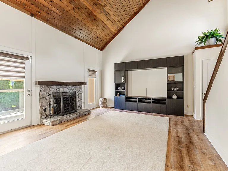 Living Room w/door to private back patio