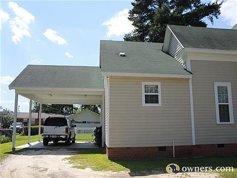 Back of house- carport