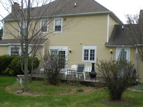 Large private back yard