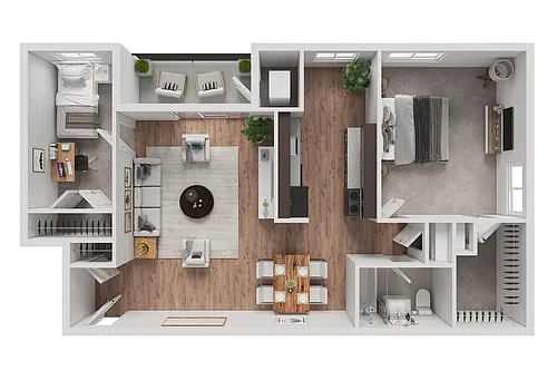 Floor plan 2 Bedroom