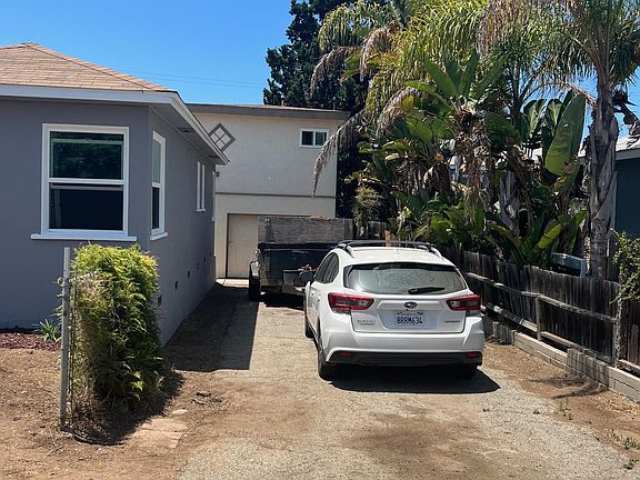 private driveway and garage