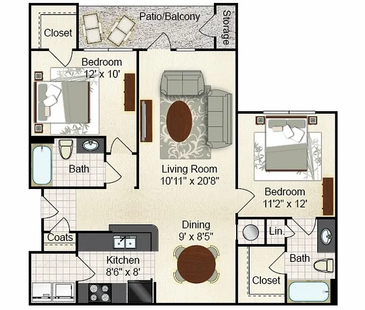 Floor plan Poplar-Platinum