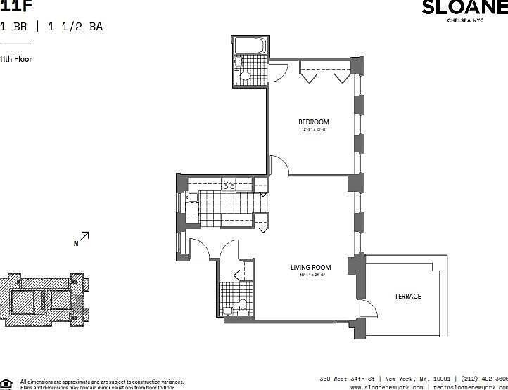 2nd image of 360 W 34th St APT 11F