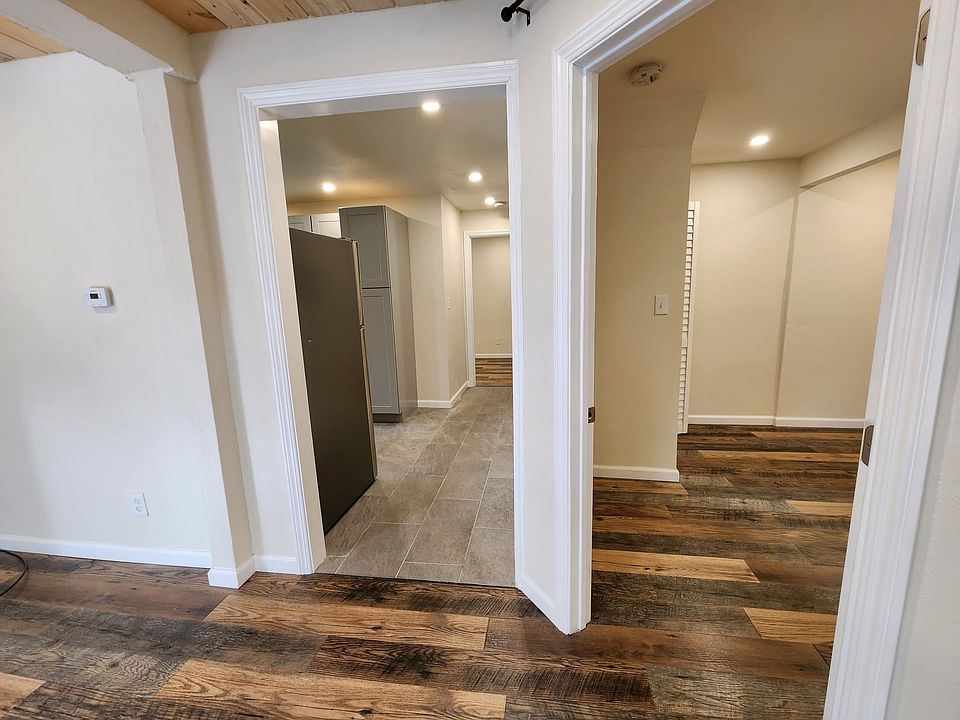 bedroom 1, hallway facing rear