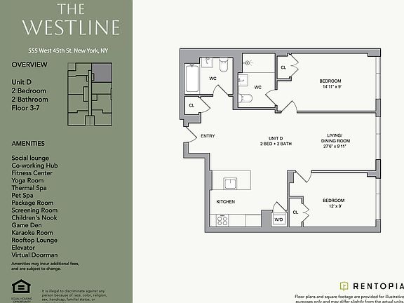 2nd image of 555 W 45th St #701D