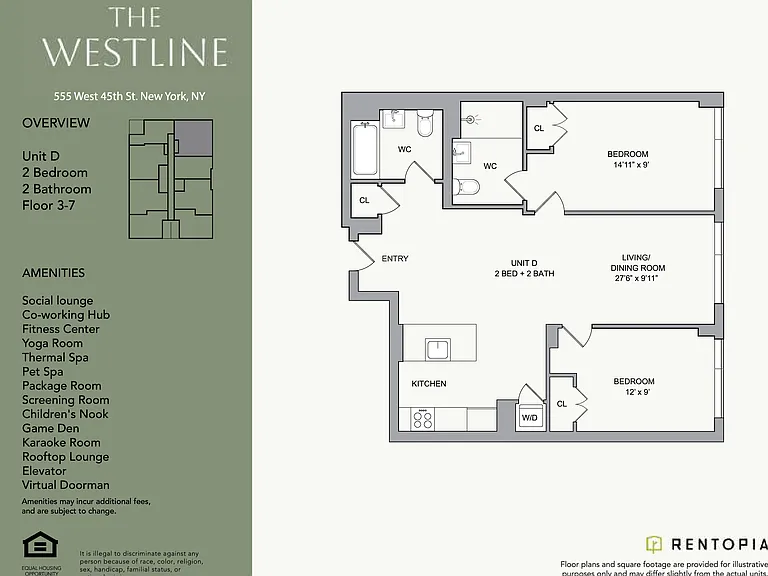 555 W 45th St #701D — Photo 2