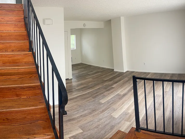 Stepping into the apartment