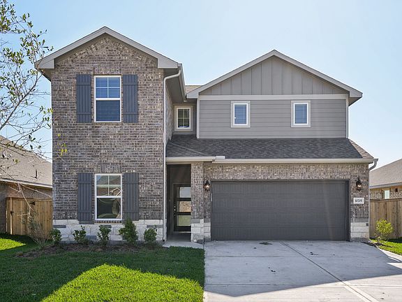 The Summerfield floorplan in Central Park Square of Texas City, Texas.