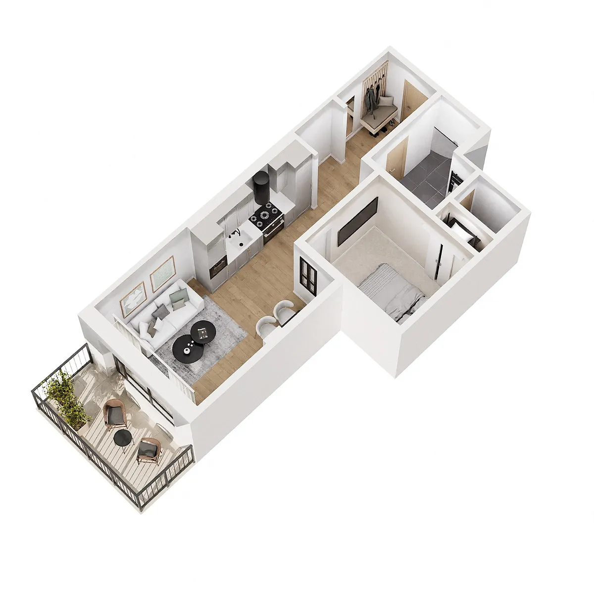 Floor plan B-A96