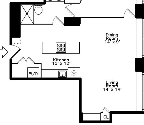 3rd image of 65 E India Row APT 15E