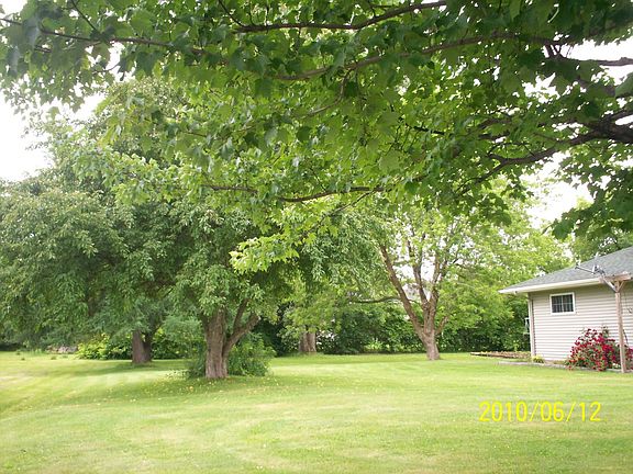 Left front edge of property