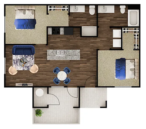 Floor plan B1