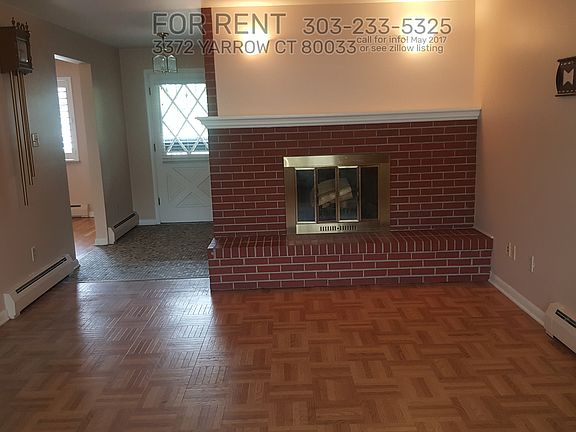 Upstairs living room fireplace