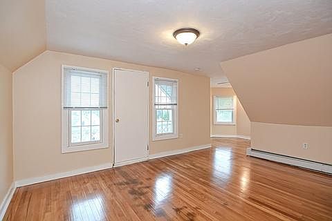 Bedroom #1 
Huge and hardwood flooring, with built in office nook