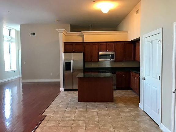 View of kitchen from entry way