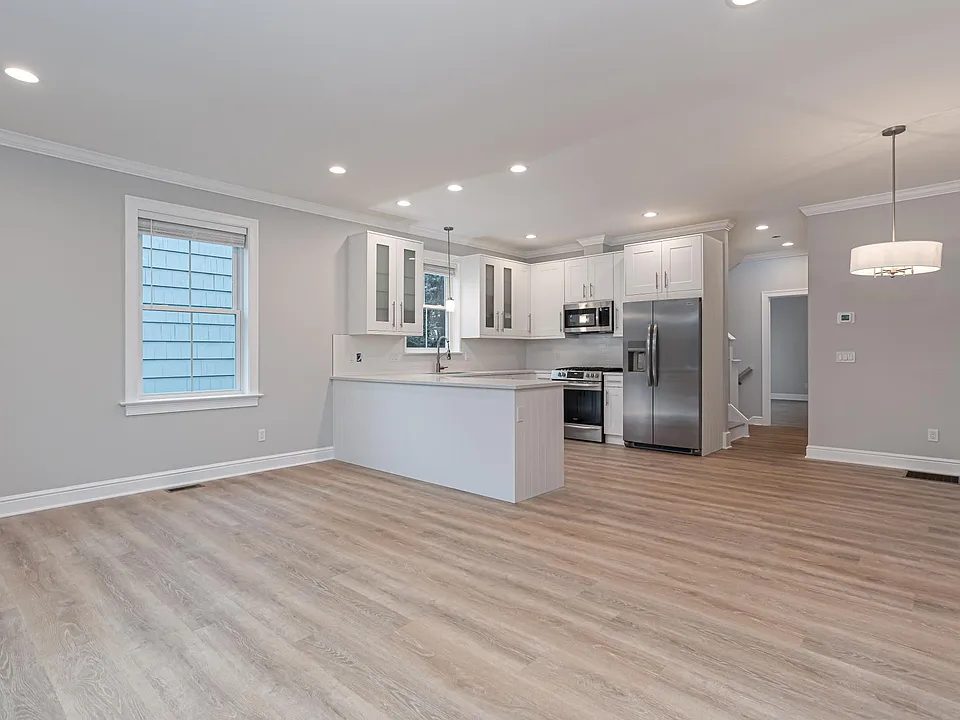 Second level kitchen/dining/living