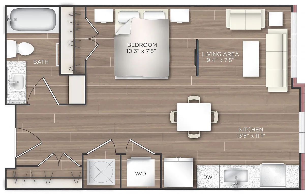 Floor plan Studio C