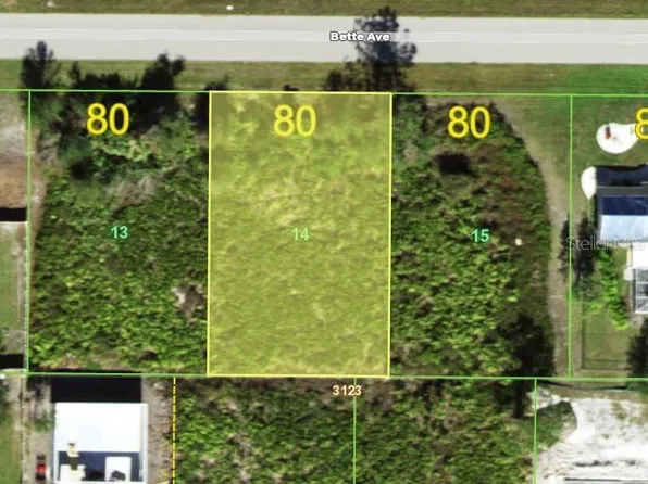 22379 BETTE AVENUE LOT 14, PORT CHARLOTTE, FL 33954