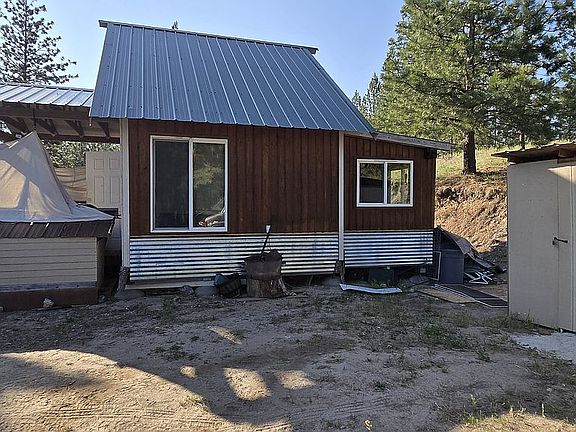 Side view with partial shed